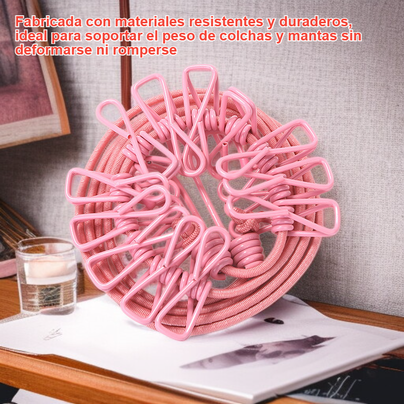 Cuerda para secar la colcha