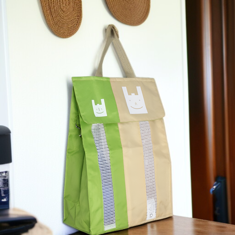 Wall-mounted Kitchen Trash Bag Large Organizer, Plastic Bag Sorting and Storage Bag