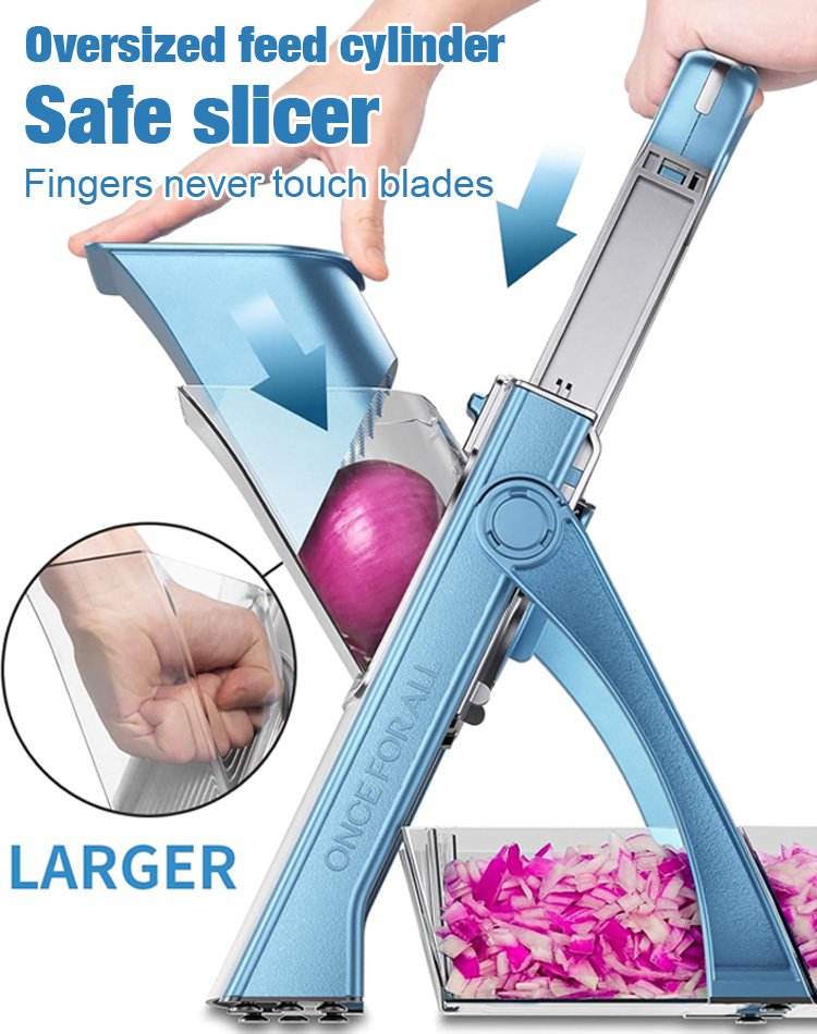 Cross-border multifunctional vegetable cutter slicer shredder