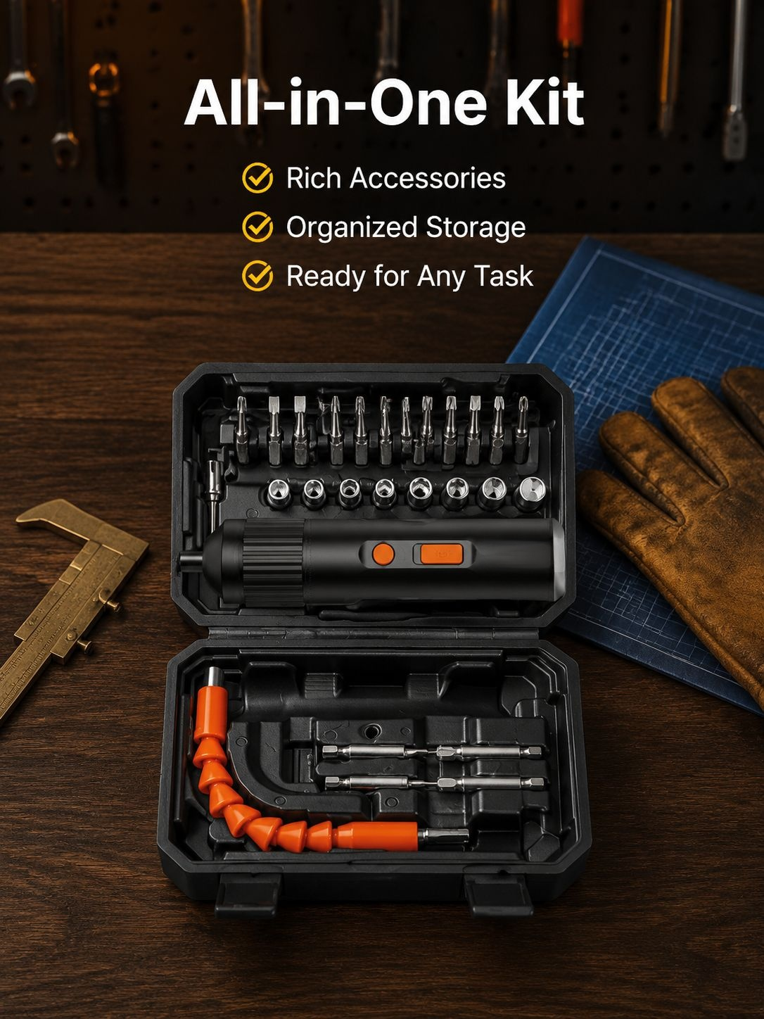 Small household rechargeable mini long range automatic electric screwdriver