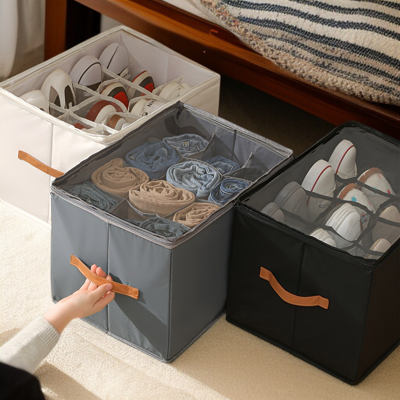 Boîte à chaussures empilable pour organisation