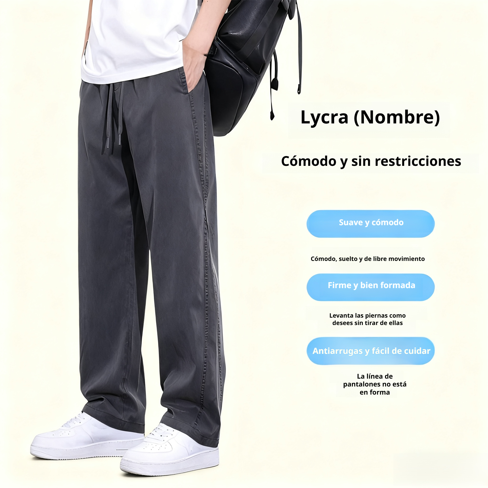 Vaqueros ligeros y transpirables para hombre en verano