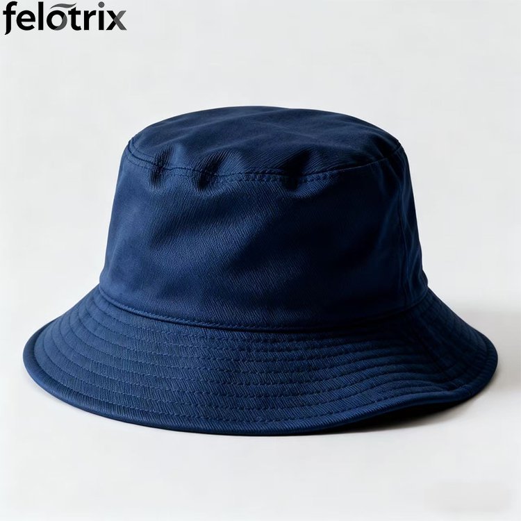 หมวกทรงบักเก็ตยีนส์สีพื้นสไตล์เกาหลีสำหรับผู้หญิง ลำลอง ทันสมัย ​​และใช้งานได้หลากหลาย