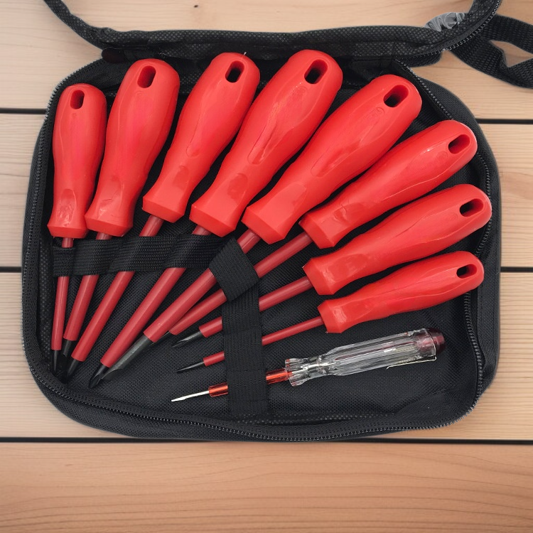 절연 드라이버 세트 수리 도구 조합