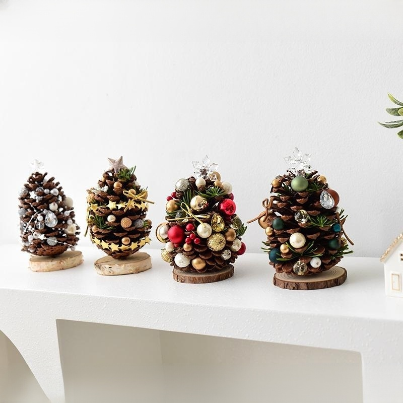 Handmade Mini Pinecone Christmas Tree