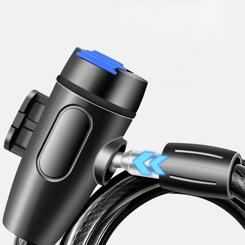 Anti-theft lock for mountain bike accessories