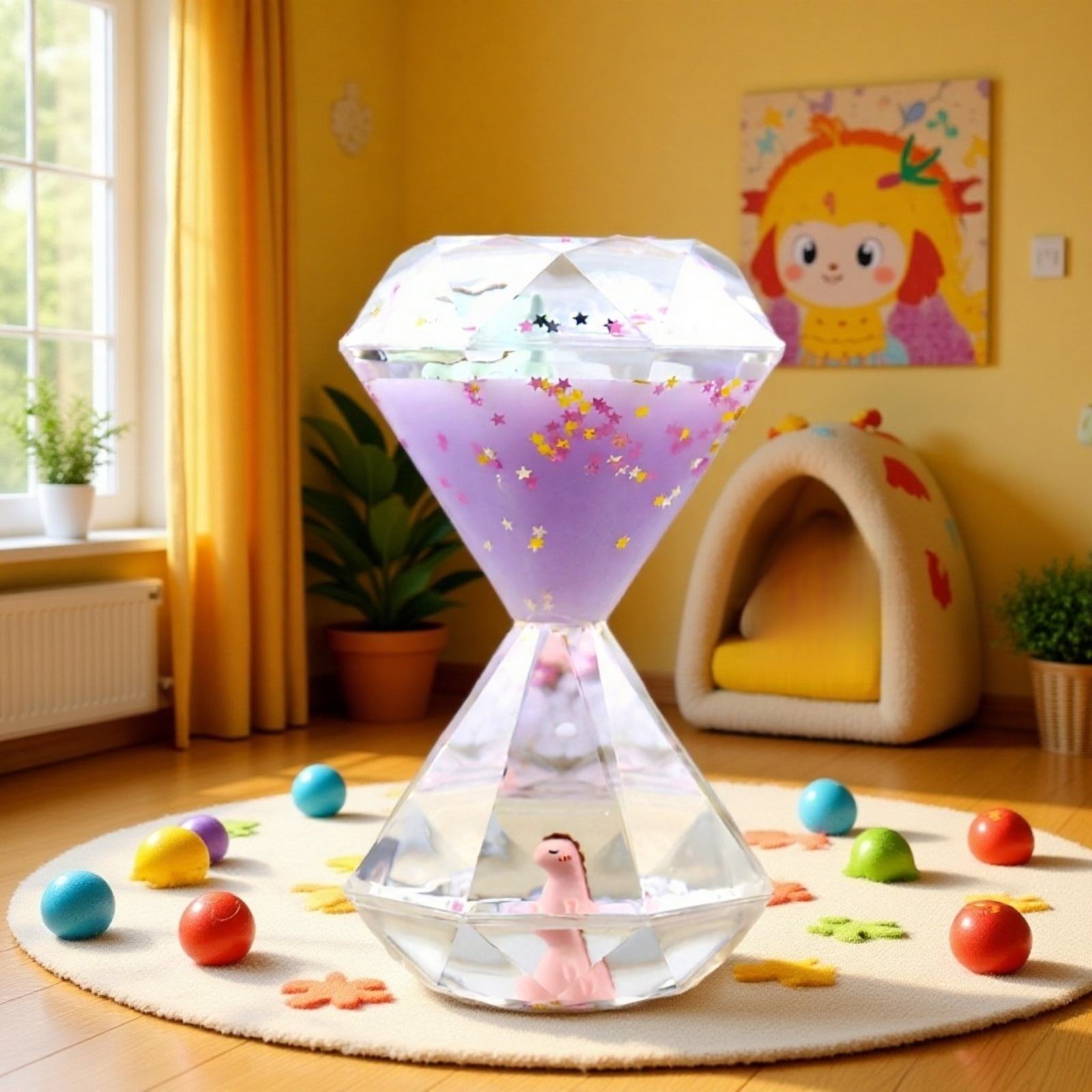 モダンインテリアに合うリキッド砂時計