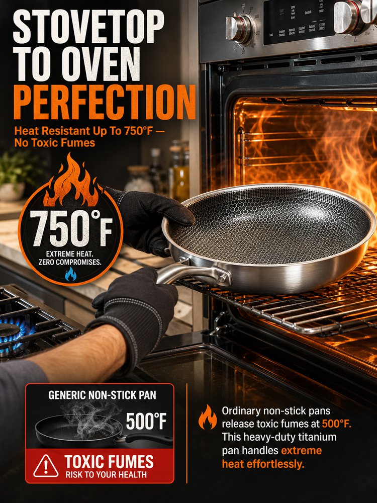 Household steak frying pan