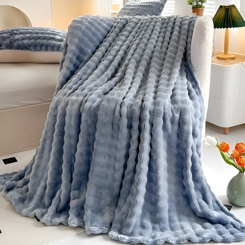 버블 플러시 담요