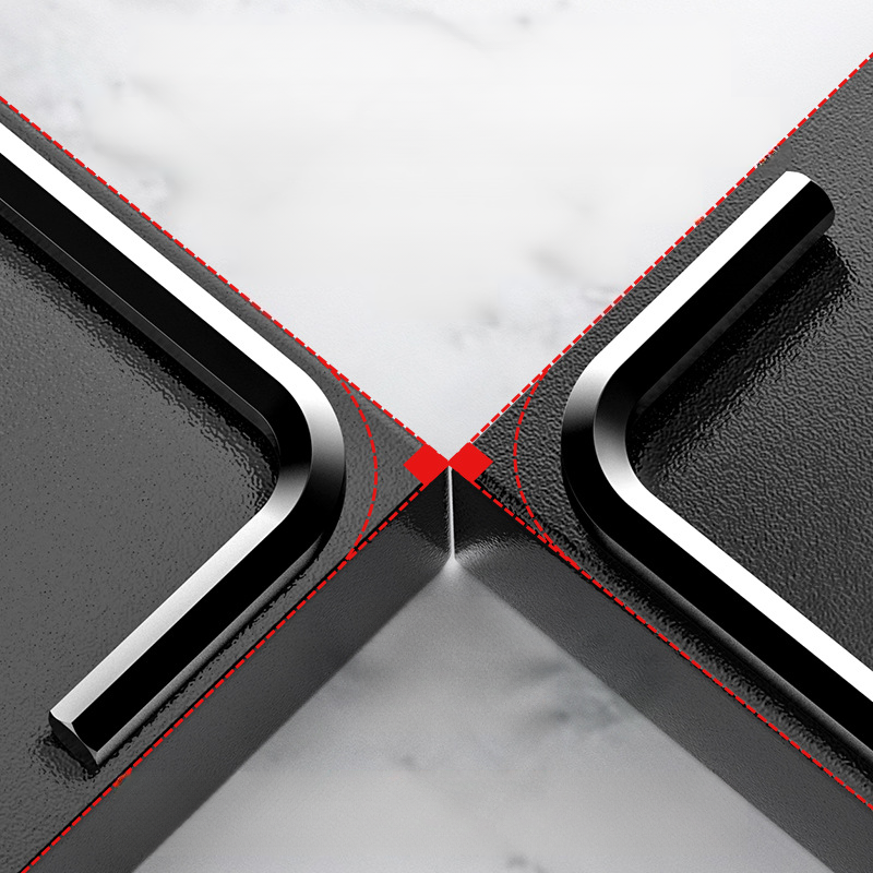 Llave universal automática de combinación de flor de ciruelo hexagonal