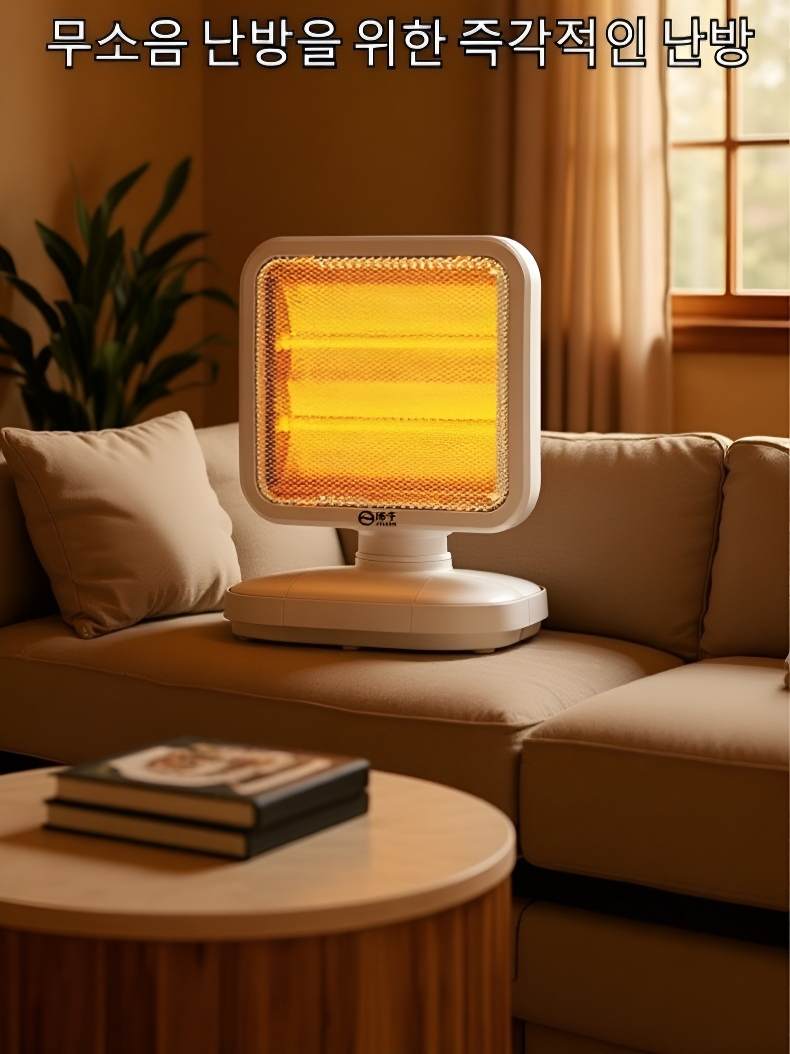 탁상용 소형 전기 난방기 제품 이미지