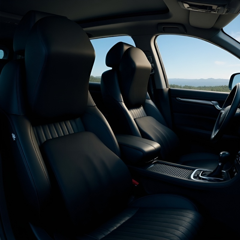 Paměťová pěnová opěrka hlavy a bederní polštář do auta, pomalé odpružení