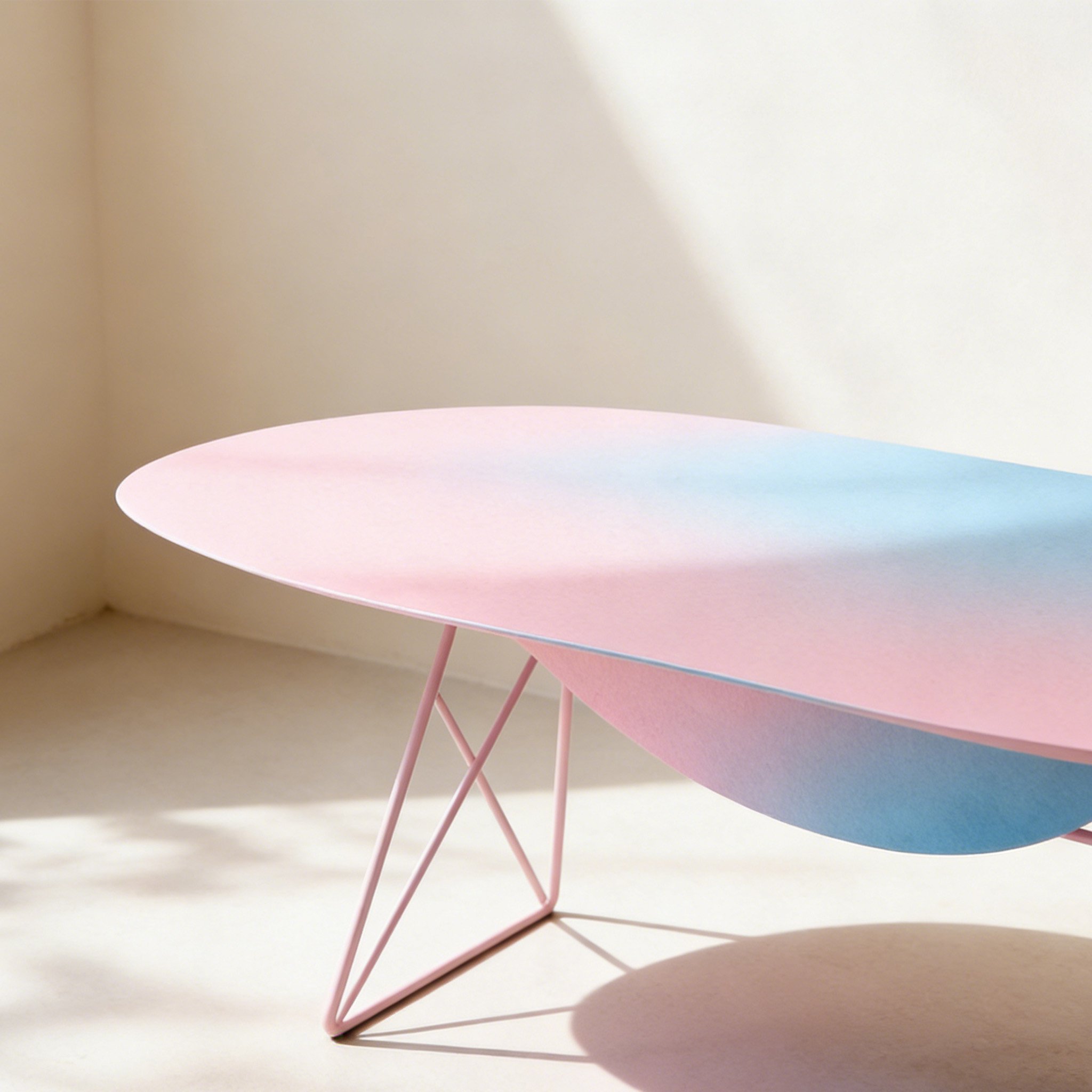 Mesa auxiliar plegable para espacios pequeños