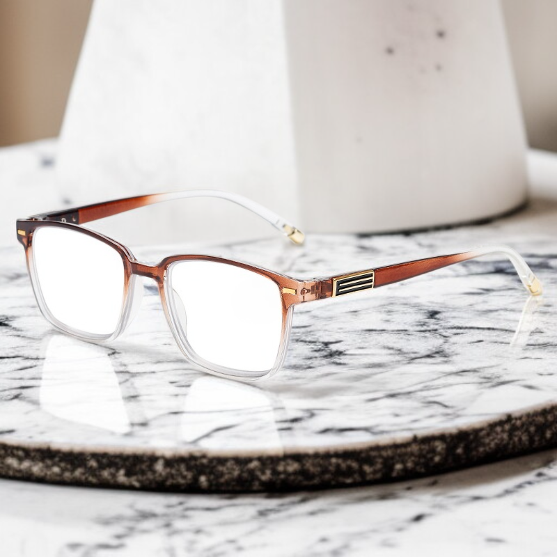 Rural-Style Vintage Black Reading Eyewear for Elderly – Sharp and Comfortable Vision