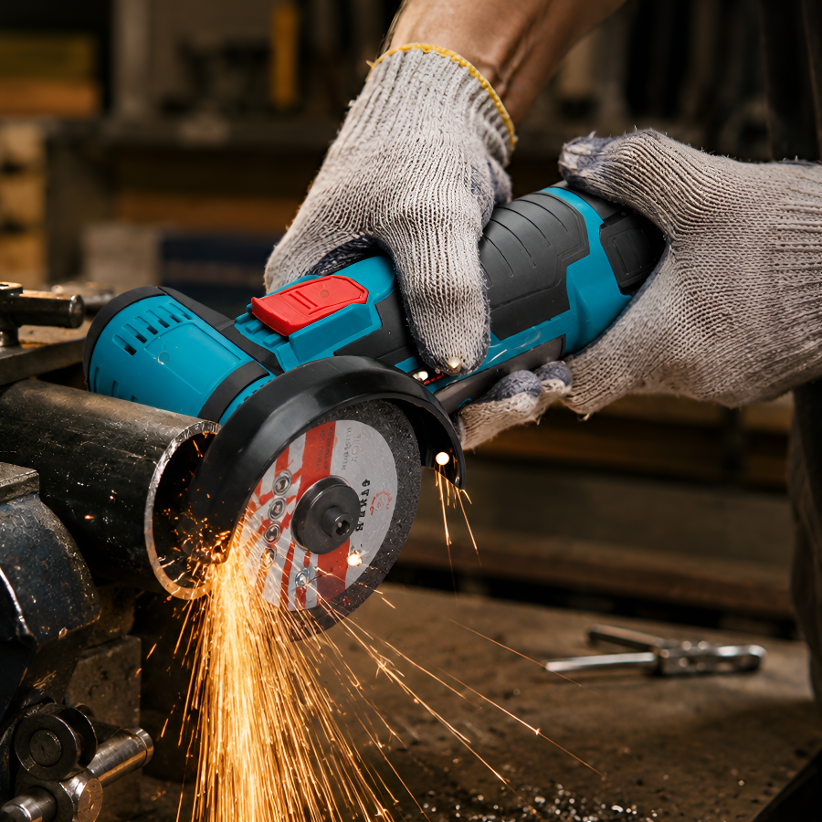 Home rechargeable lithium-ion angle grinder