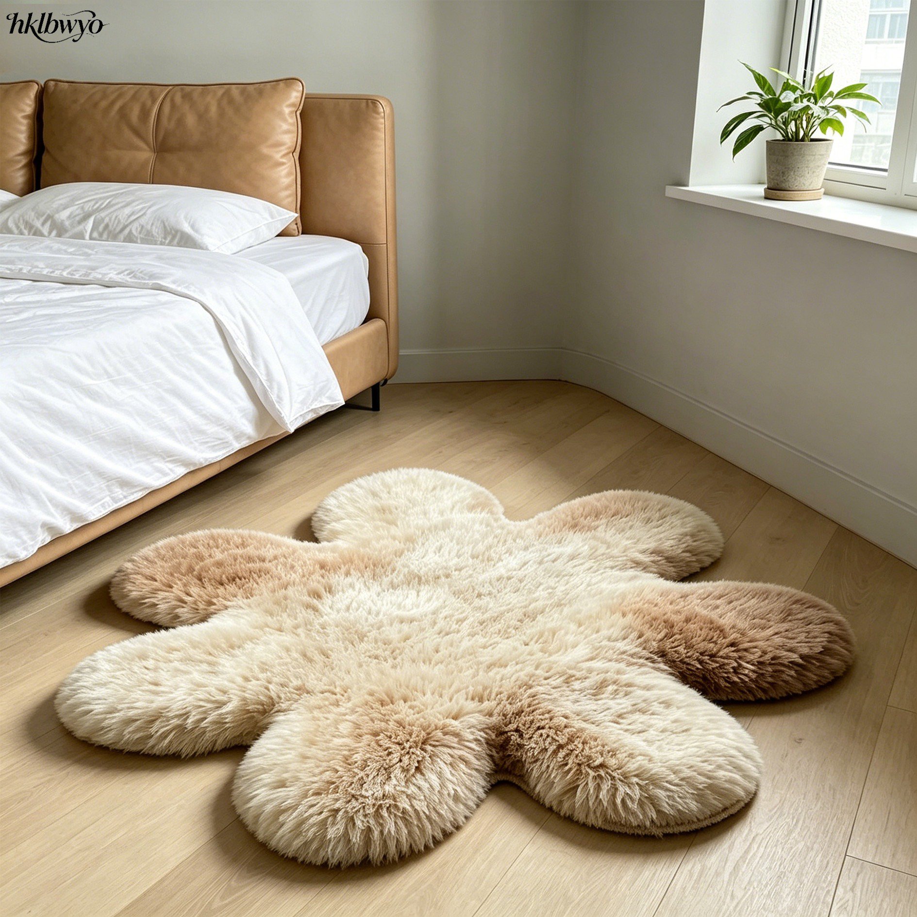Soft plush floor mats set of 2 for cozy home decor