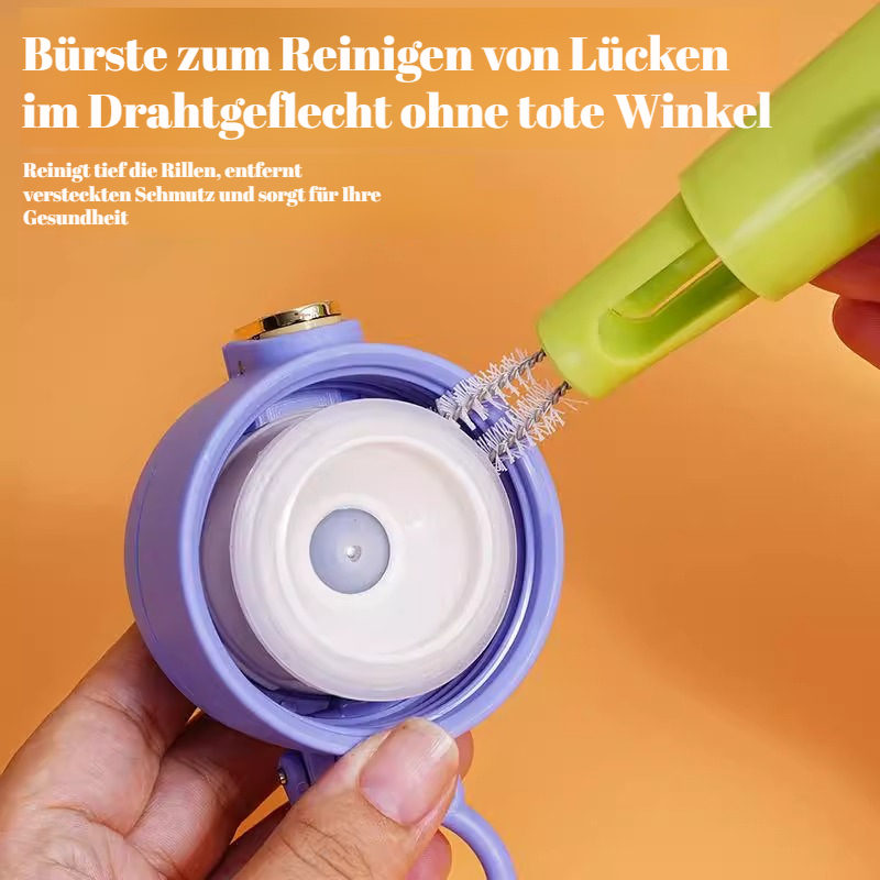 Multifunktionale Haushalt Fugenbürste mit langem Griff und Becherbürste