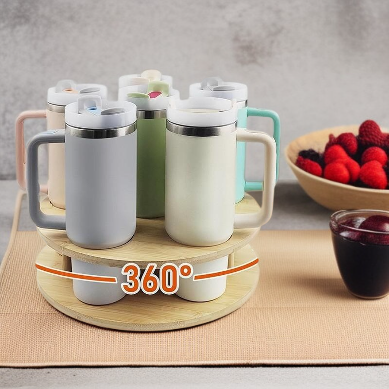 複数のボトルを整理できる収納棚