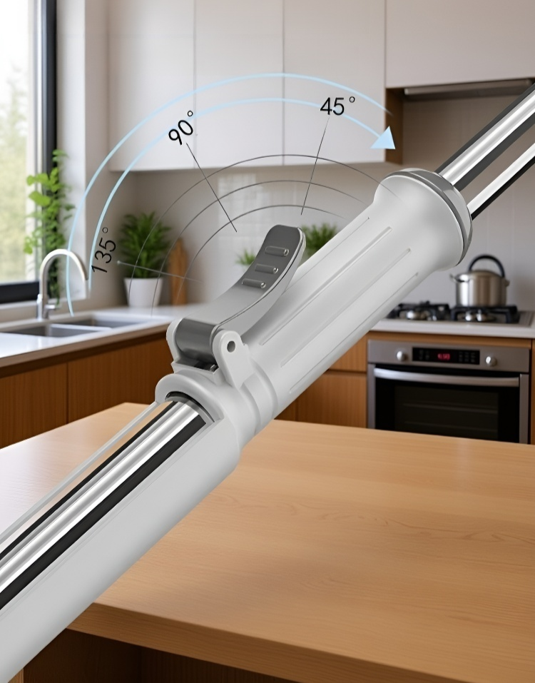 家庭用アルミ合金フラットモップの詳細写真