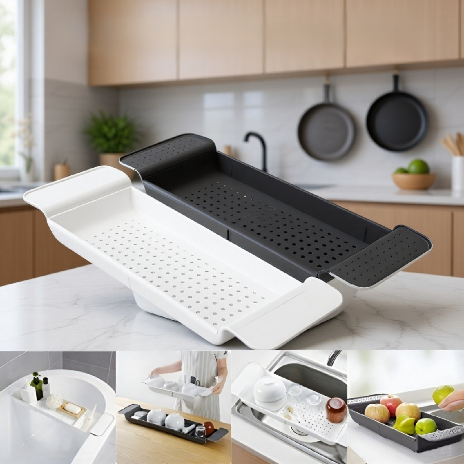 رف تصريف مياه مانع للانزلاق