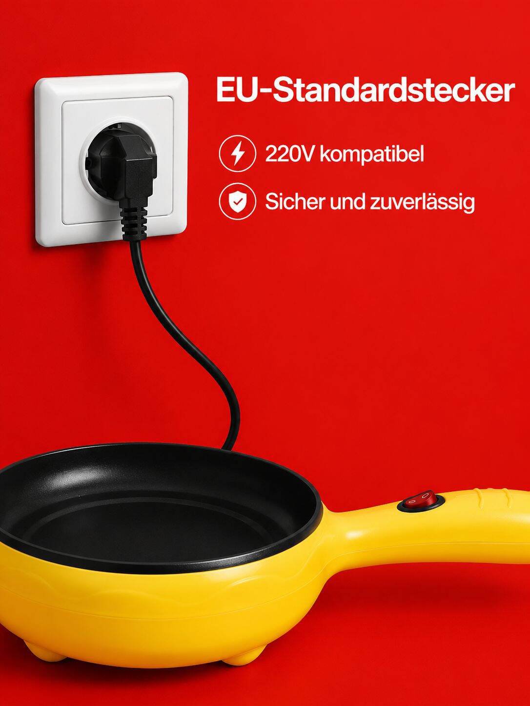 Mini-Eierkocher mit mehreren Eiern