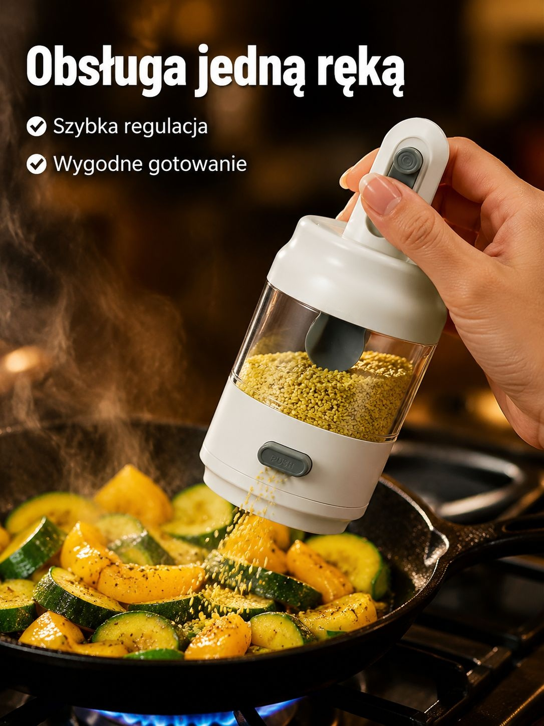 Domowy pojemnik na zioła i przyprawy