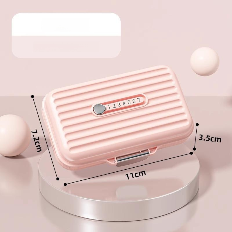 Weekly 7-Day Pill Dispenser, Portable Three-Meals Sealed Travel Pill Box