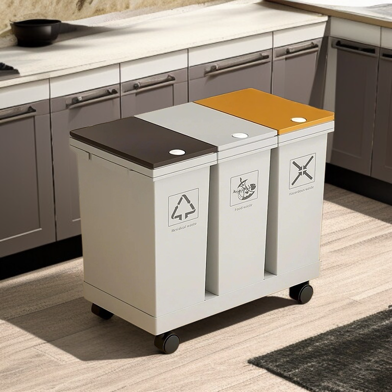 가정 필수 뚜껑 달린 대용량 휴지통 친환경 휴지통