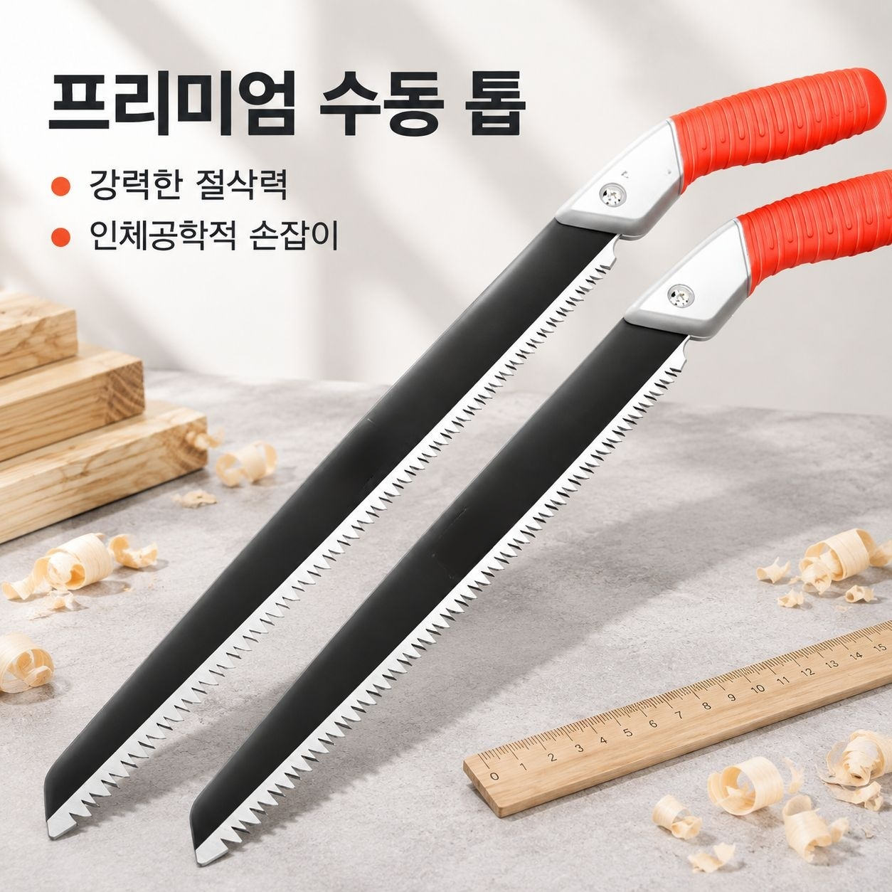 일본 대백상어 목공 수동 톱 원예 조경 전지 톱