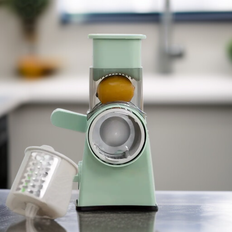 수동 다용도 드럼 슬라이서 감자채칼 신기