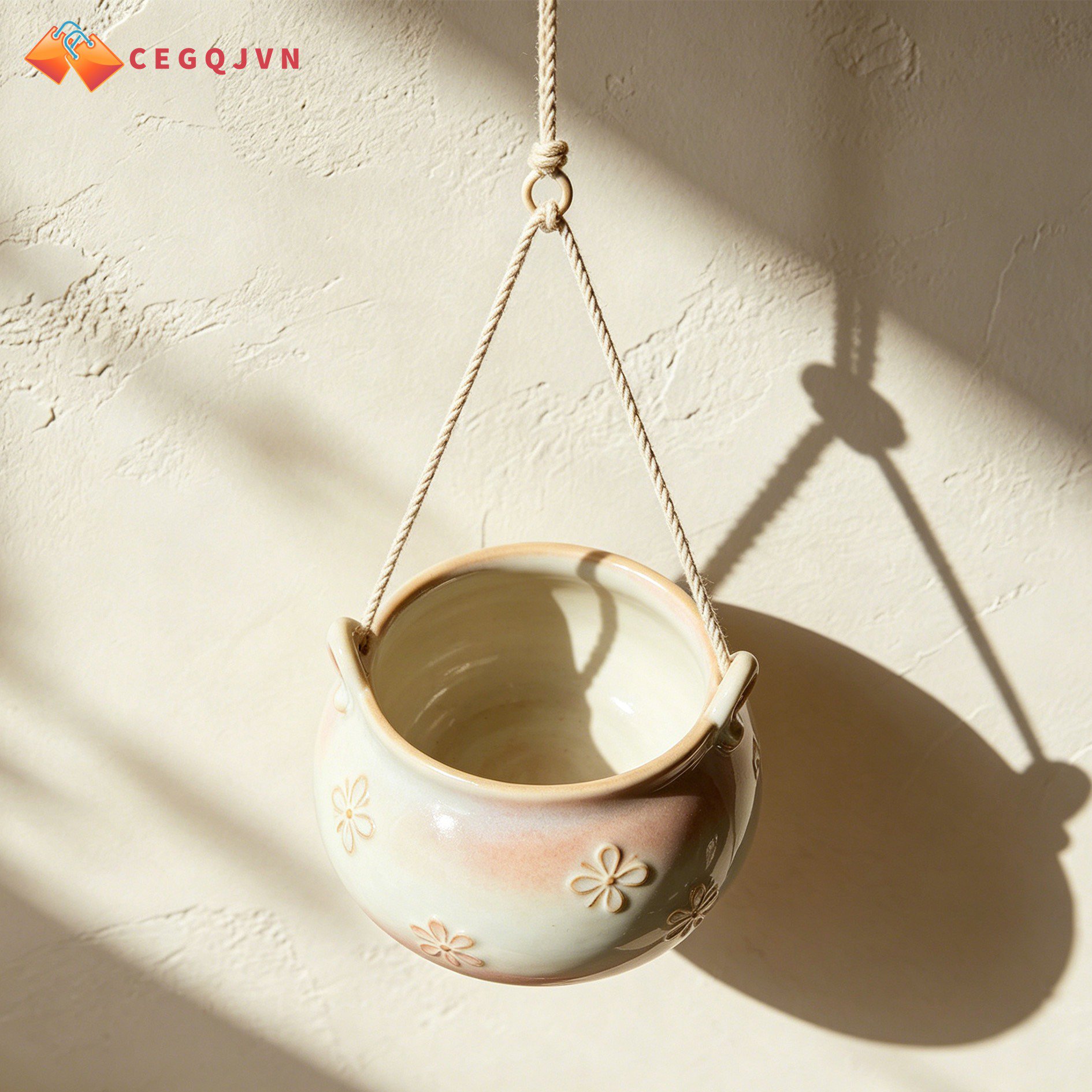 Hanging flower pots (3 pieces)