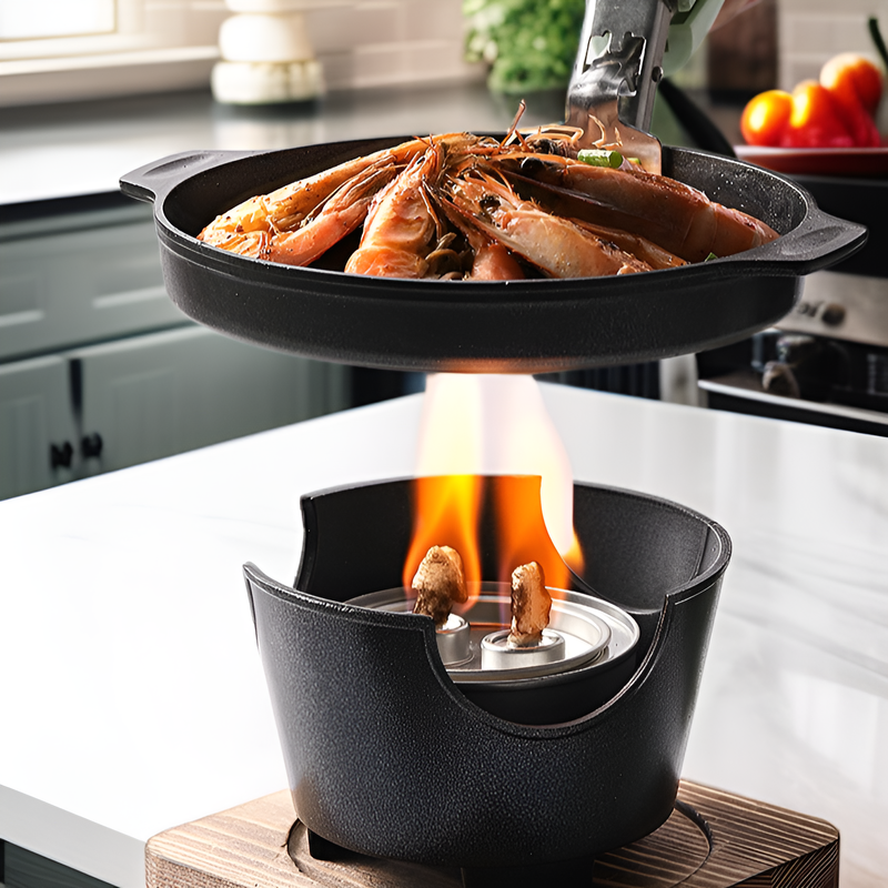 便攜式韓式一人燒烤爐戶外露營家用小型烤箱