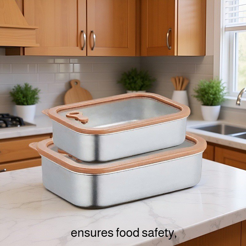 Portable Stainless Steel Lunch Box