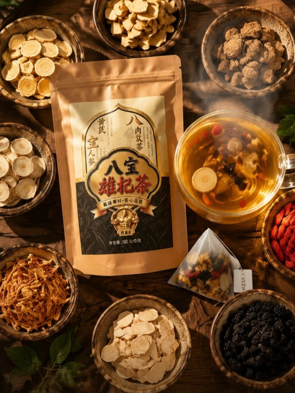 【男人大補茶】八寶雄杞茶