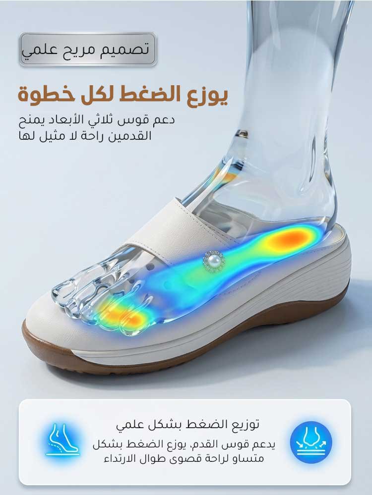 صندل راقي كاجوال بارتفاع كعب 5 سم 