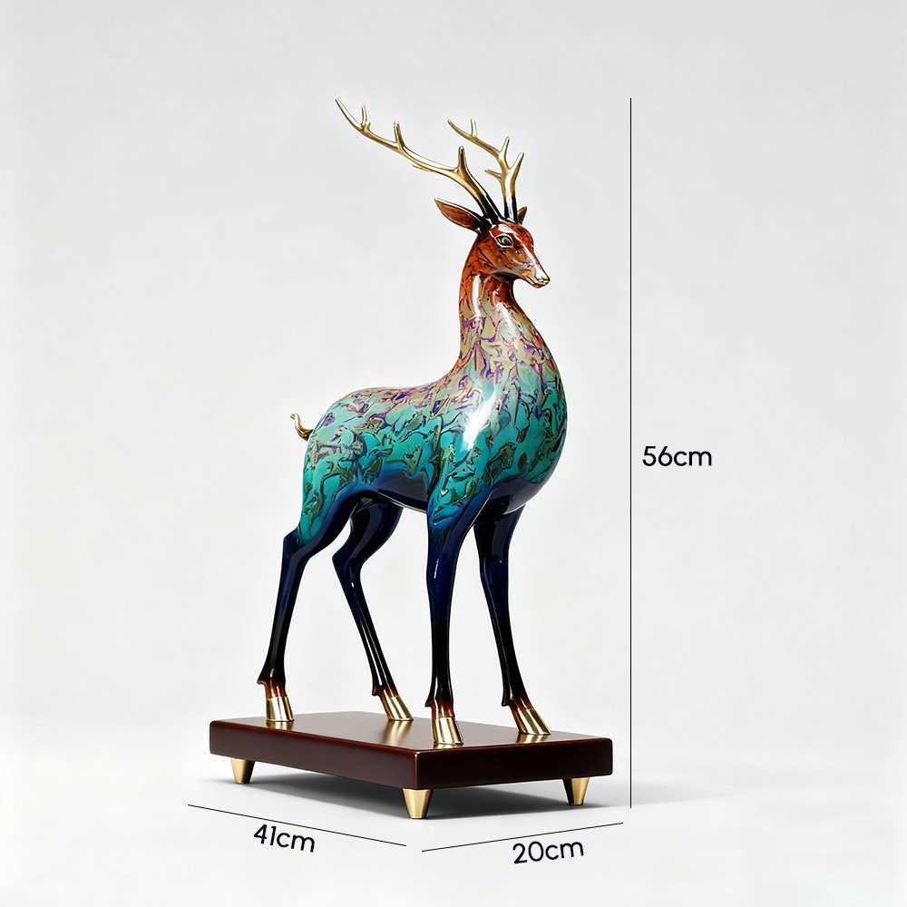 Einzigartiges Hirschkunst-Ornament für den Weihnachtsbaum