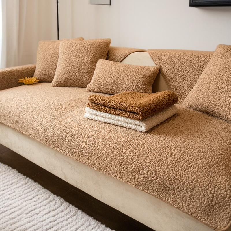 厚手滑り止めカシミヤソファクッション 四季通用 北欧風ソファカバー