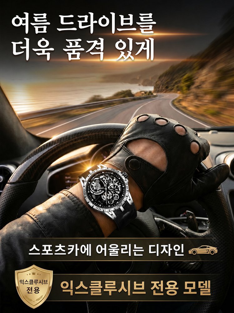 【1+1特价】리미티드 에디션 스켈레톤 워치