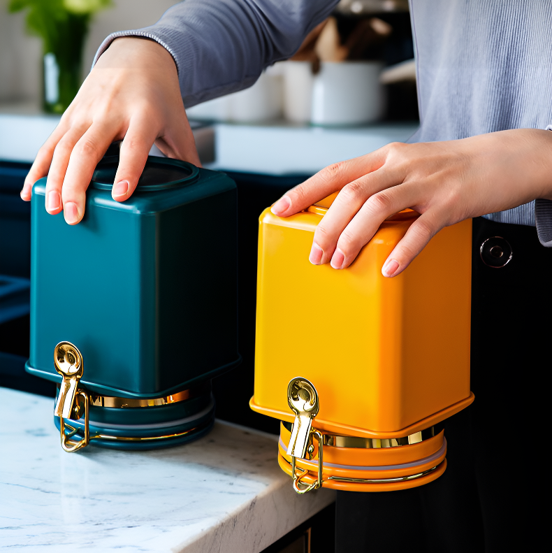 Envase de café con cierre seguro y resistente