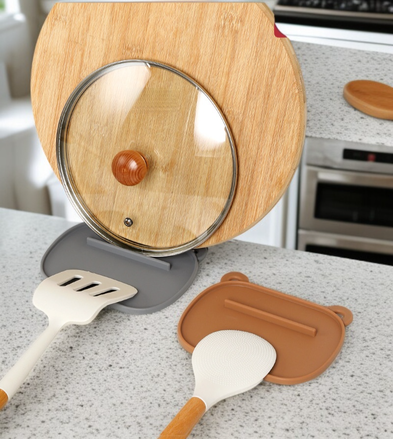 ベアテーブル 防汚・防熱鍋蓋収納マット