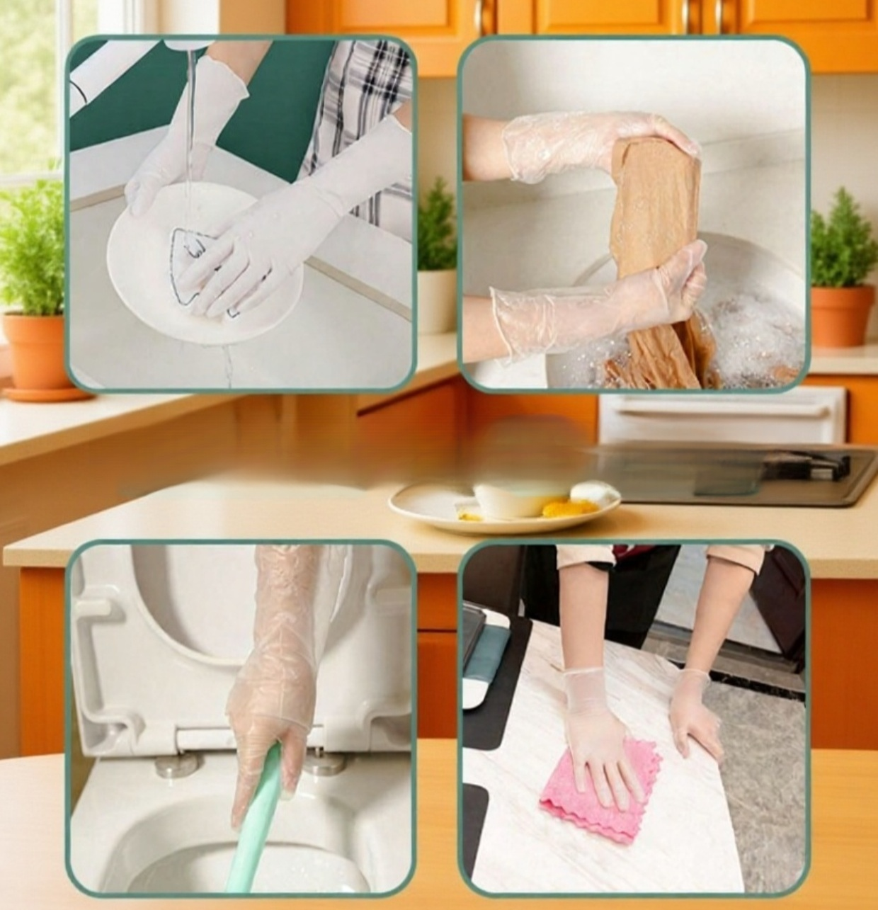 手をしっかり守る防水手袋