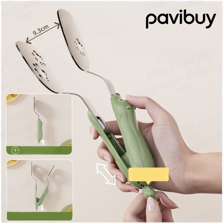 คลิปหนีบอาหารสแตนเลส 2-in-1 (2 ชิ้น)