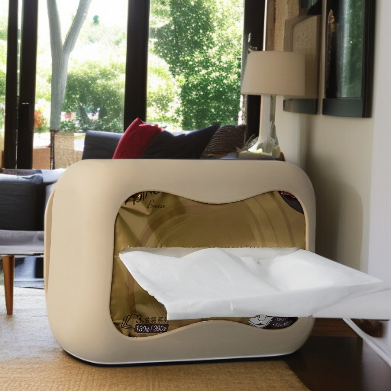 화장실 빨판 펀치 프리 실리콘 티슈 케이스 소프트 가정용 흡착식 휴지통