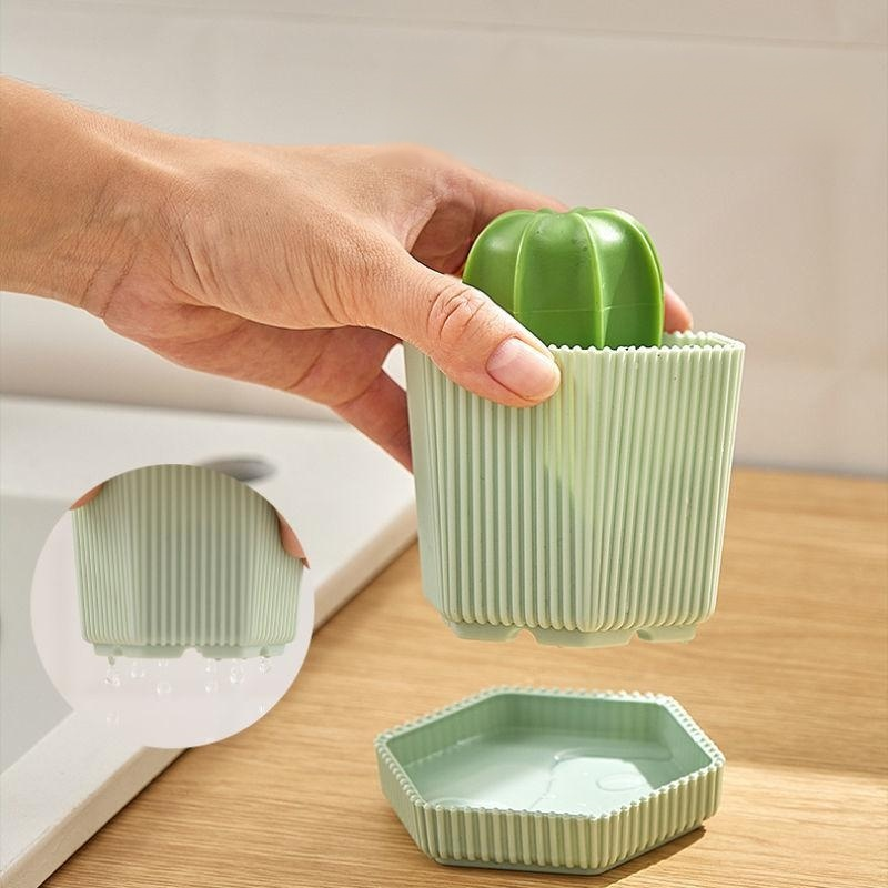 선인장 화분용 수세미