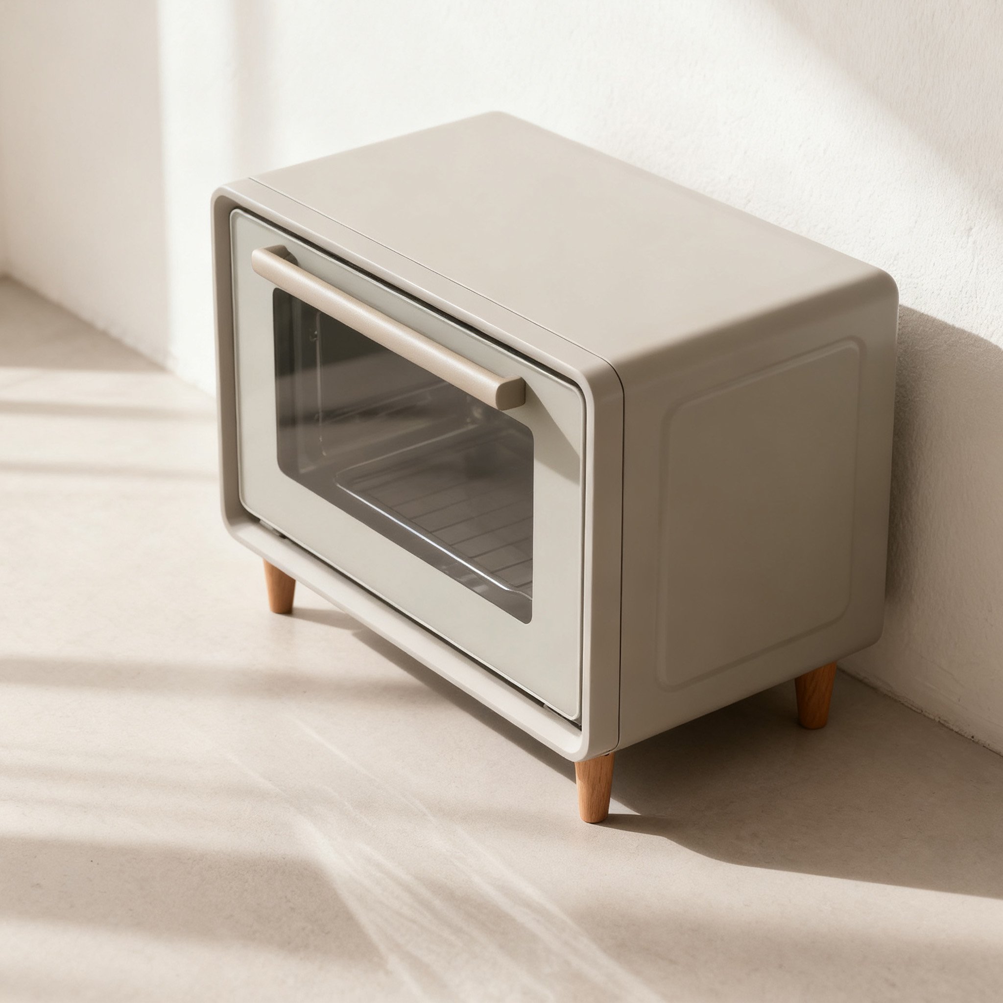 ミニマルデザインのベーキングオーブン正面写真
