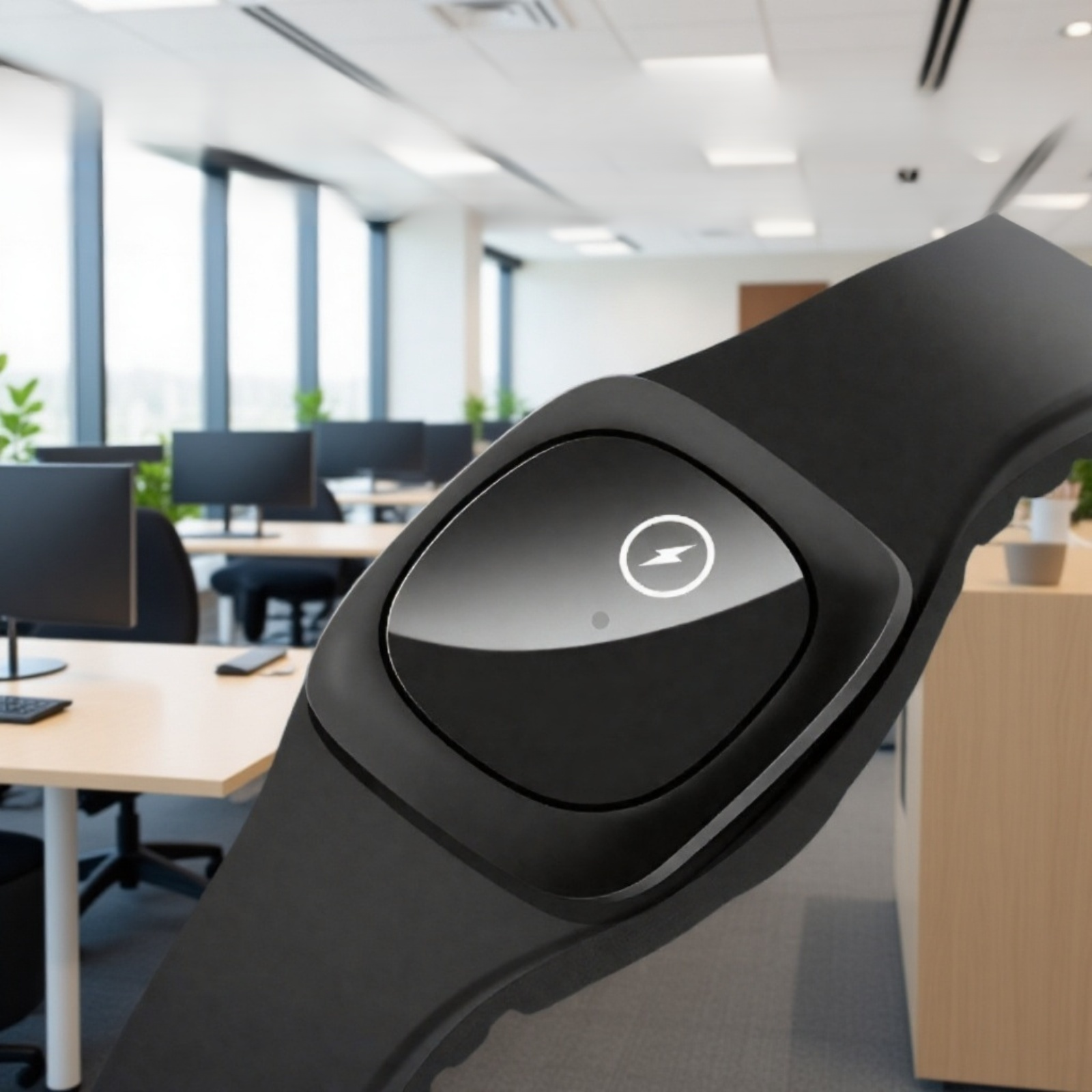 ة تصميم يشبه الساعة الذكية إزالة تلقائية مع تنبيه مضيء