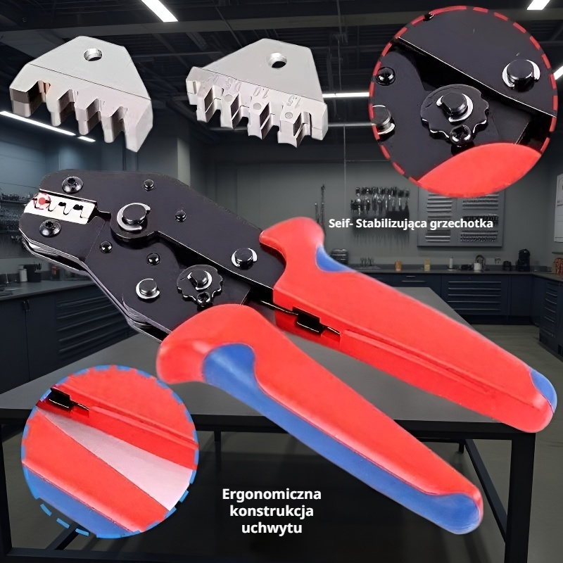 Zaciskarka do złączy i przewodów wiązek samochodowych