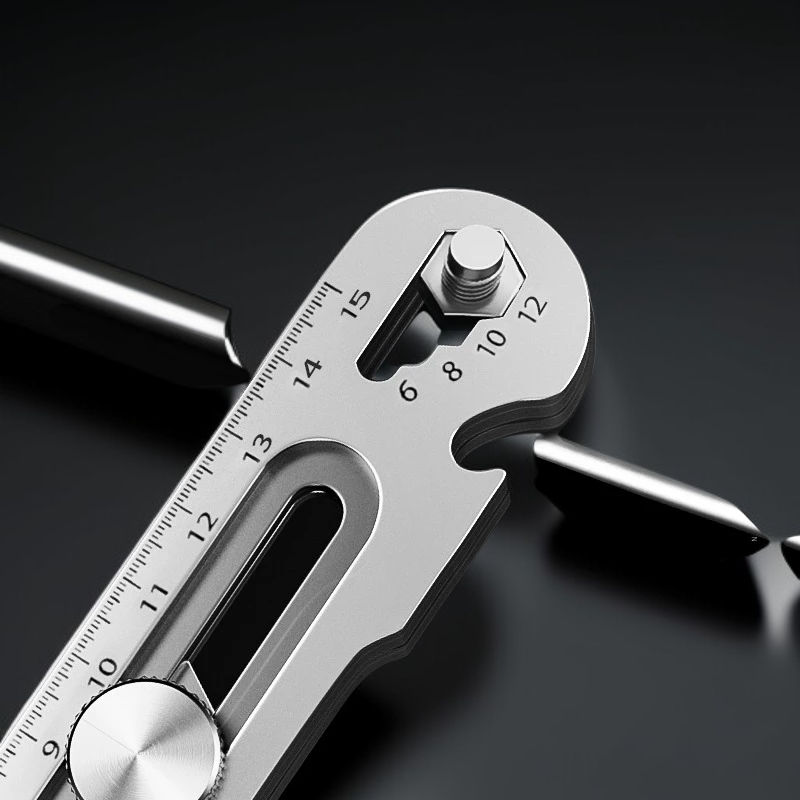 Six-in-one multifunctional stainless steel utility knife