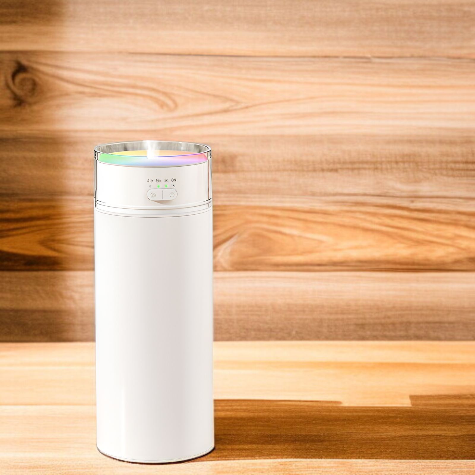 加湿器 卓上 小型 500ml大容量 アロマ対応 1800mAh大容量バッテリー ナノミスト加湿器 7色LEDライト付き 静音操作で空気燃焼防止 自動停止機能 お手入れ簡単 省エネ 乾燥/花粉症対策 