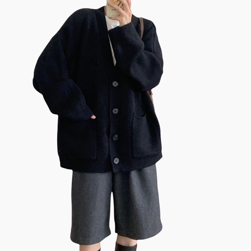 怠惰なスタイルのセータージャケット女性初秋 2024 新しいニットカーディガン春と秋の摩耗緩い無地トップ